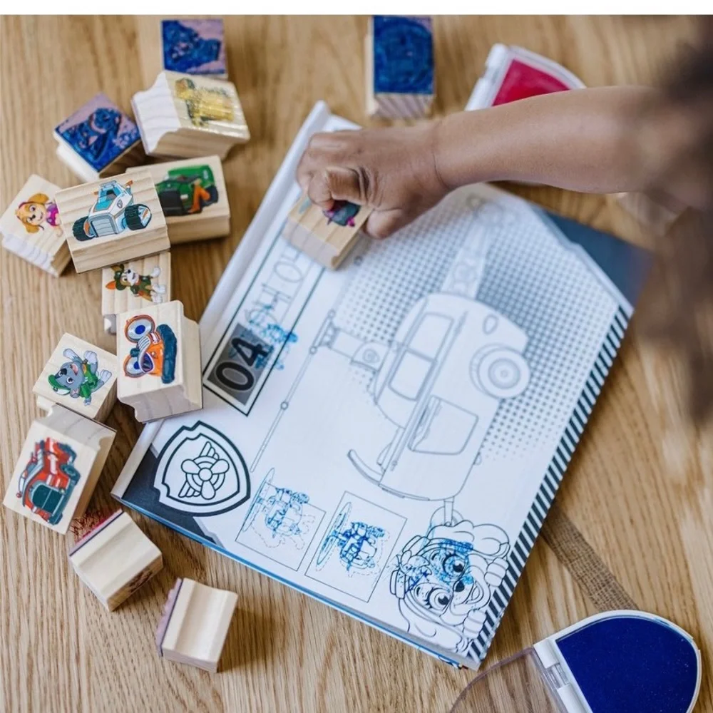 New Melissa & Doug Paw Patrol 25 piece Stamp Set